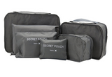 Travel Storage Bag and Luggage Organizer (6 pcs)