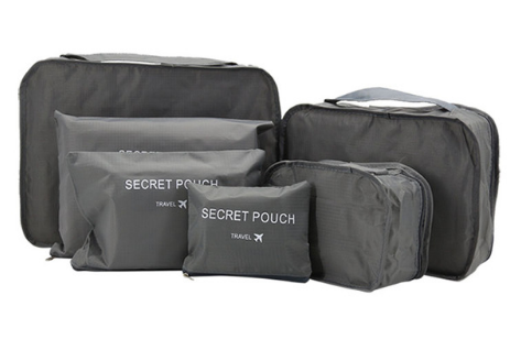 Travel Storage Bag and Luggage Organizer (6 pcs)