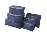 Travel Storage Bag Luggage Organiser (6 pcs)