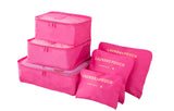 Travel Storage Bag Luggage Organiser (6 pcs)