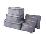 Travel Storage Bag Luggage Organiser (6 pcs)