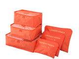 Travel Storage Bag Luggage Organiser (6 pcs)