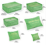 Travel Storage Bag and Luggage Organizer (6 pcs)
