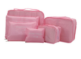 Travel Storage Bag and Luggage Organizer (6 pcs)